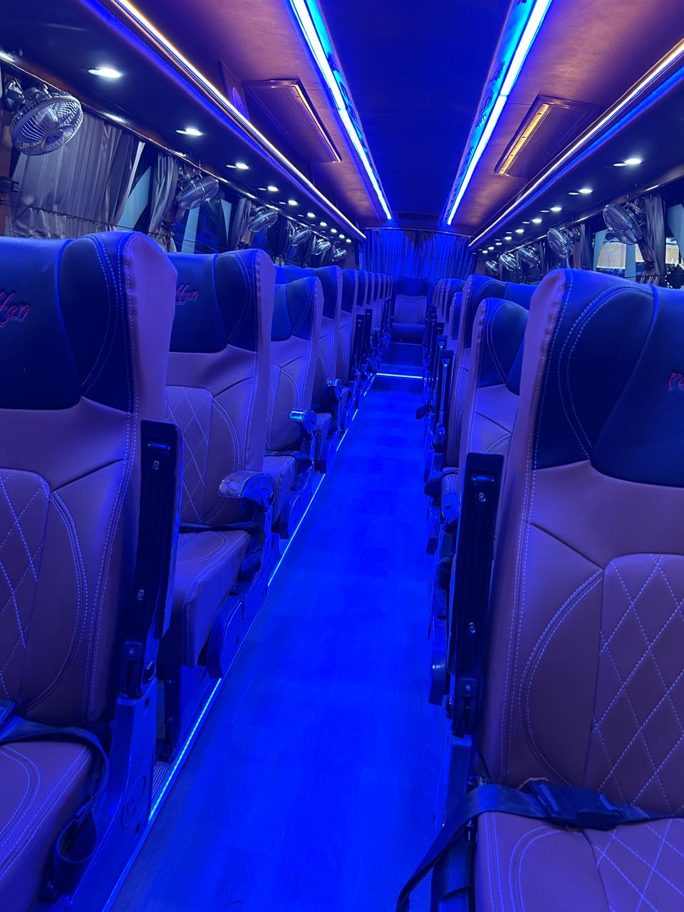 40 seater luxury coach on rent
